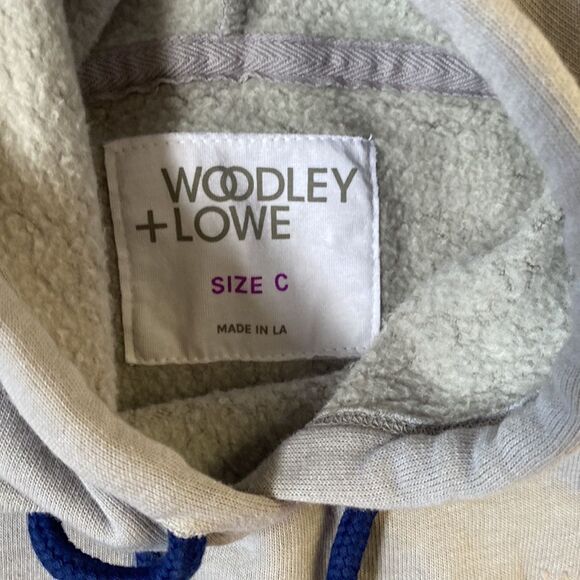 Woodley + Lowe CUTOFF HOODIE Size S (C) in Dove Grey NWT and in packaging - Picture 6 of 8